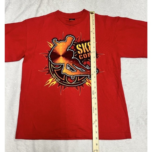 Y2K GWP Sport Skate Core Red Graphic T-Shirt Youth Size XL Skateboarding - Picture 6 of 7